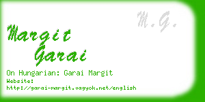 margit garai business card